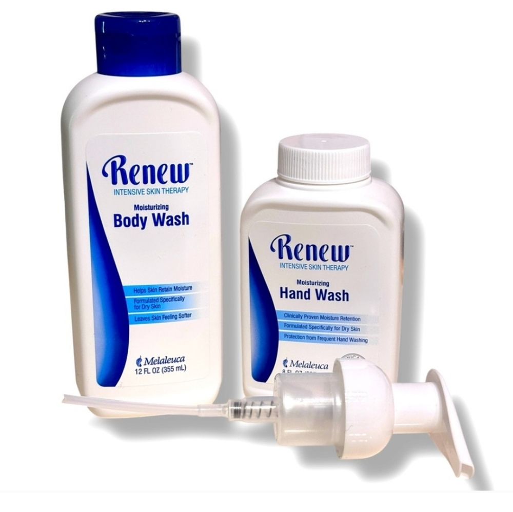 MELALUCA Renew Moisturizing Body Wash & Hand Wash Set